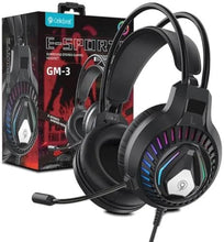 Celebrat GM-3 E-Sports Surround Stereo Gaming Headset – RGB Gaming Headphones with HD Microphone & 50mm Drivers