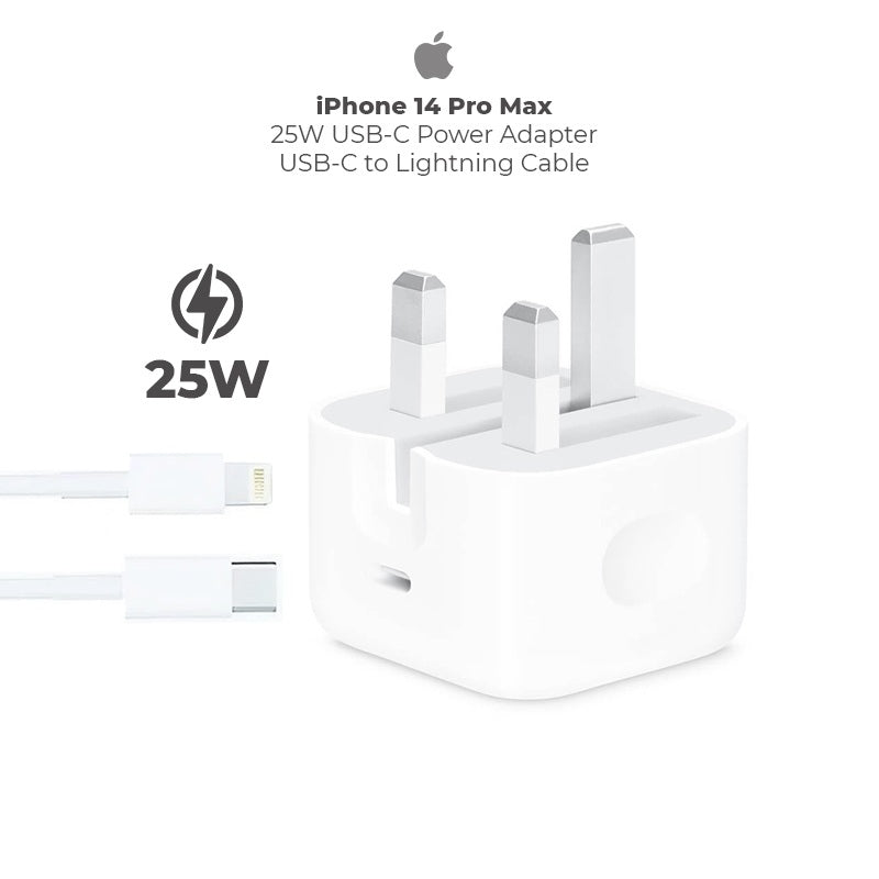 25W USB-C Power Adapter – Fast &amp; Reliable Charging for Your Devices