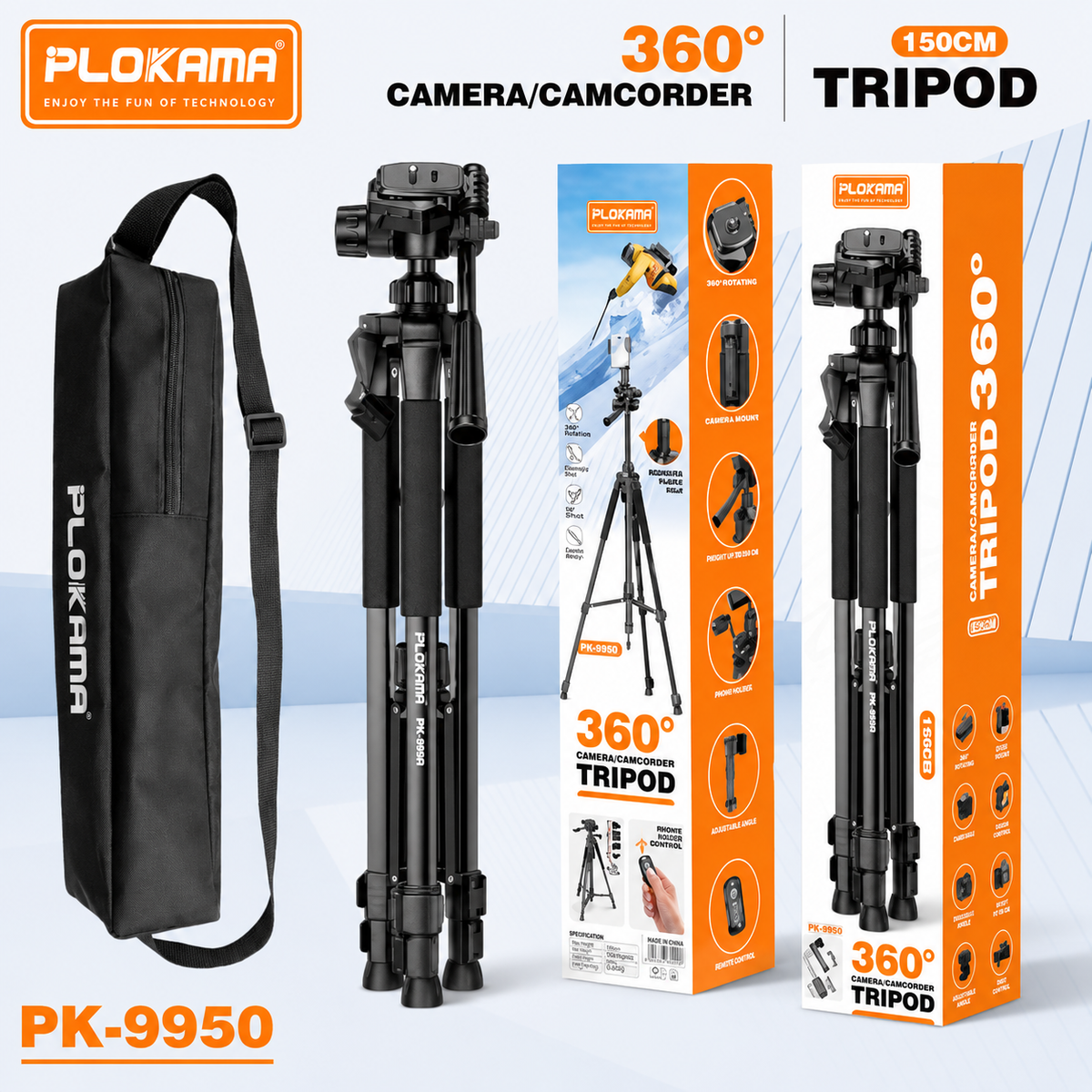 Plokama PK-9950 Tripod 150cm