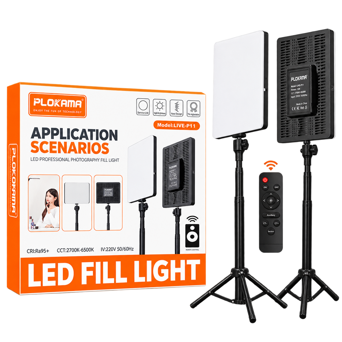 Plokama LED Fill Light LIVE-P11