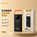Tele Link Gold 30,000mAh Power Bank – PD 22.5W Fast Charging with Digital Display