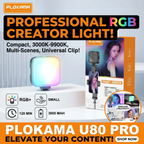 Plokama U80 Pro RGB LED Video Light