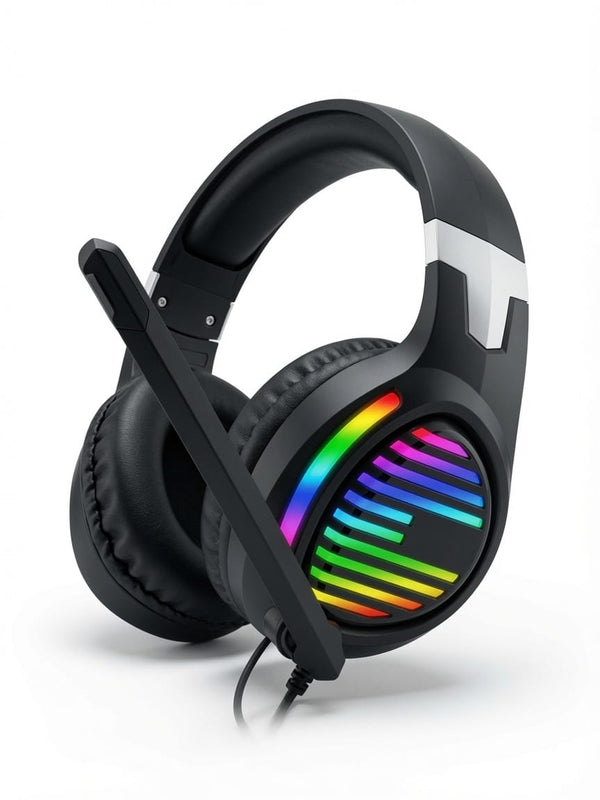 K6000 RGB Gaming Headset – RGB Lighting | Gaming Headphones with Microphone