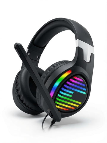 K6000 RGB Gaming Headset – RGB Lighting | Gaming Headphones with Microphone