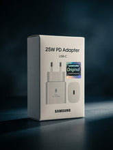 Samsung 25W PD Fast Charger (2-Pin) – Black | USB-C Super Fast Charging Adapter