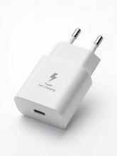 Samsung 25W PD Fast Charger (2-Pin) – Black | USB-C Super Fast Charging Adapter