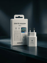 Samsung 25W PD Fast Charger (2-Pin) – Black | USB-C Super Fast Charging Adapter