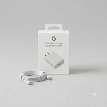 Google 30W USB-C Fast Charger – Original Power Adapter | Power Delivery (PD) Fast Charging