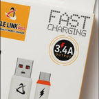 TELE LINK GOLD AFE-60 Type-C Fast Charging Data Cable (1 Meter)