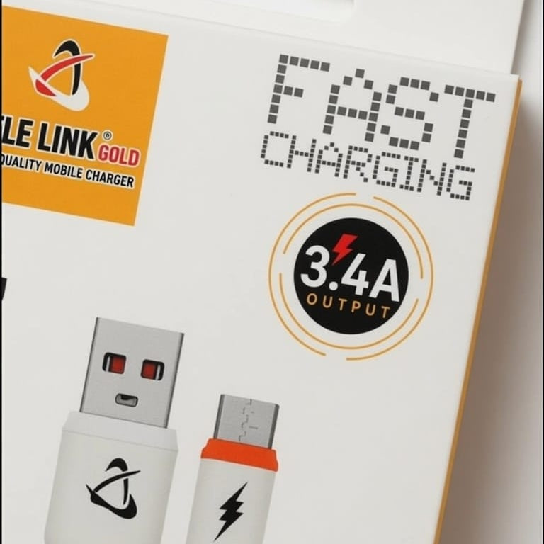 TELE LINK GOLD AFE-60 Type-C Fast Charging Data Cable (1 Meter)