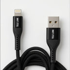 TELE LINK GOLD TLC-2408 Lightning (iOS) Silicone Fast Charging Data Cable (1 Meter)