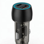 52W PD 30W + QC 3.0 Fast Car Charger (Model: MLE-13)