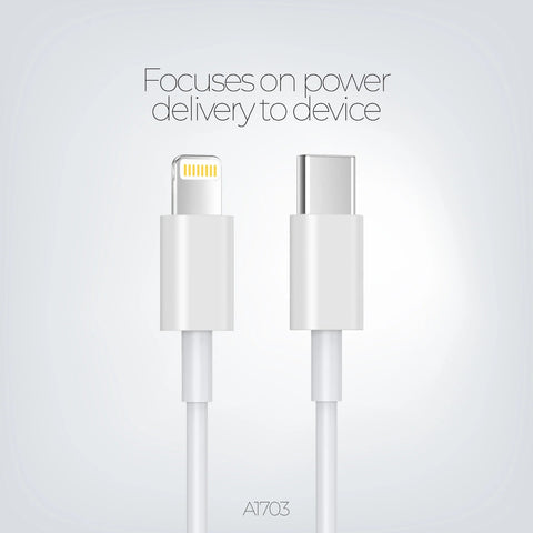 iPhone 20W USB-C Fast Charger with USB-C to Lightning Cable (3-Pin)