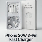iPhone 20W USB-C Fast Charger with USB-C to Lightning Cable (3-Pin)