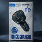 55W PD + QC 3.0 Multi-Port Quick Car Charger