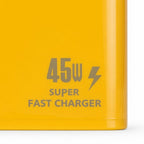 45W Super Fast Charger – Dual Port USB-C PD + USB-A Fast Charging Adapter