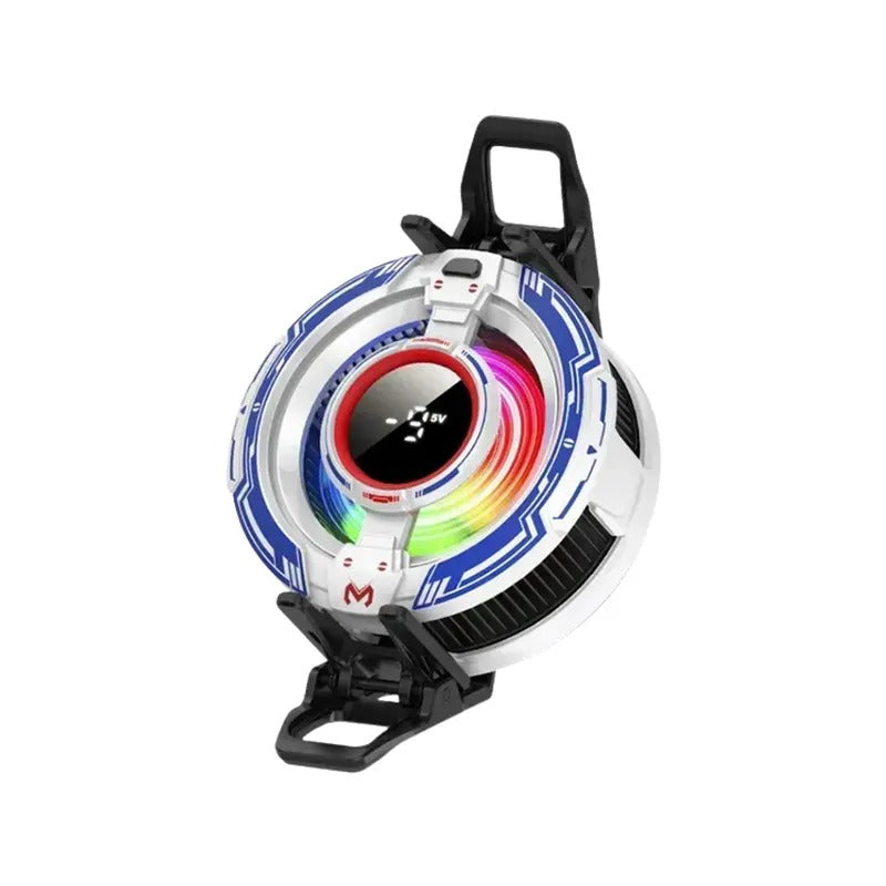 MEMO CX15 Magnetic Phone Cooler Fan – AI Constant Temperature Control &amp; RGB Gaming Cooling