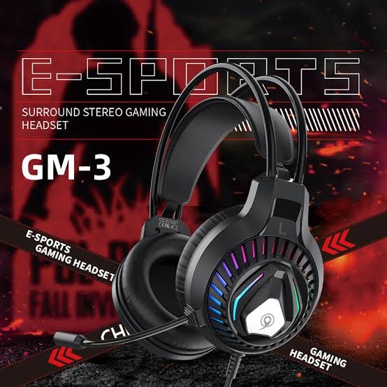 Celebrat GM-3 Gaming Headset with Microphone – Immersive Gaming Audio &amp; Comfortable Over-Ear Design