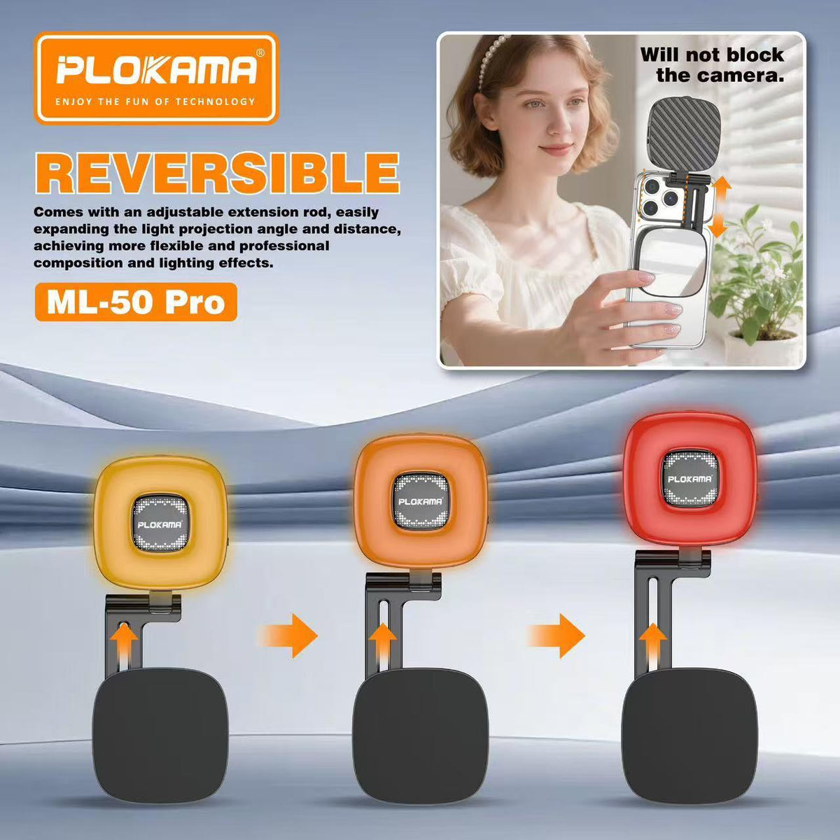 Plokama ML-50 Pro RGB LED Fill Light