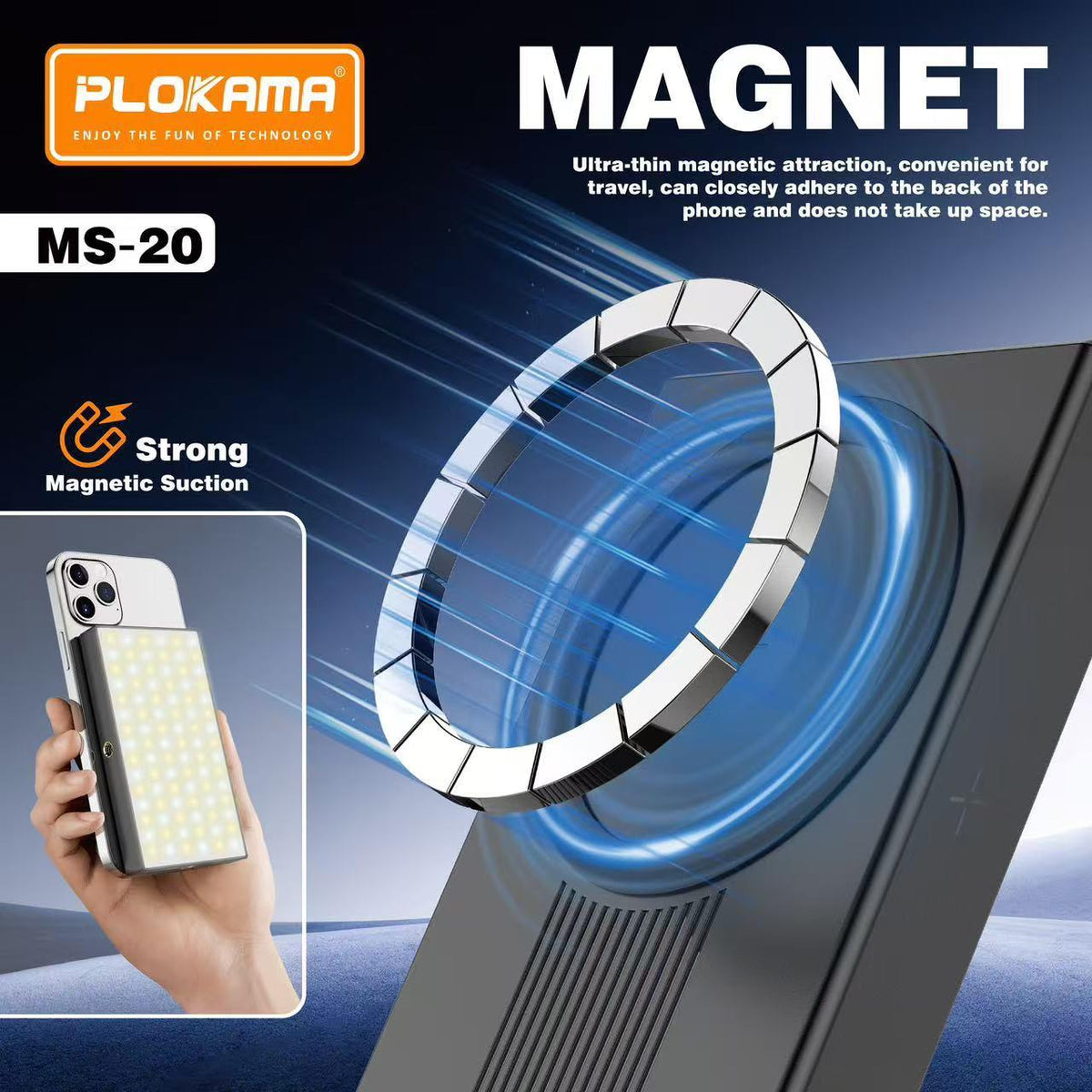 Plokama MS-20 6W Photography Light