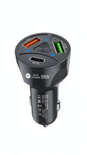 55W PD + QC 3.0 Multi-Port Quick Car Charger