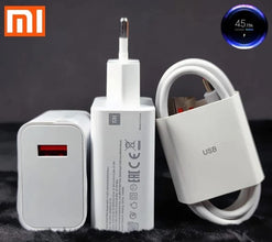 Xiami 33W 6A Fast Charger With USB Cable –  HIGH –  Speed Charging Power Adapter