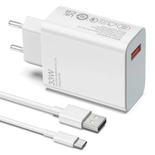 Xiami 33W 6A Fast Charger With USB Cable –  HIGH –  Speed Charging Power Adapter