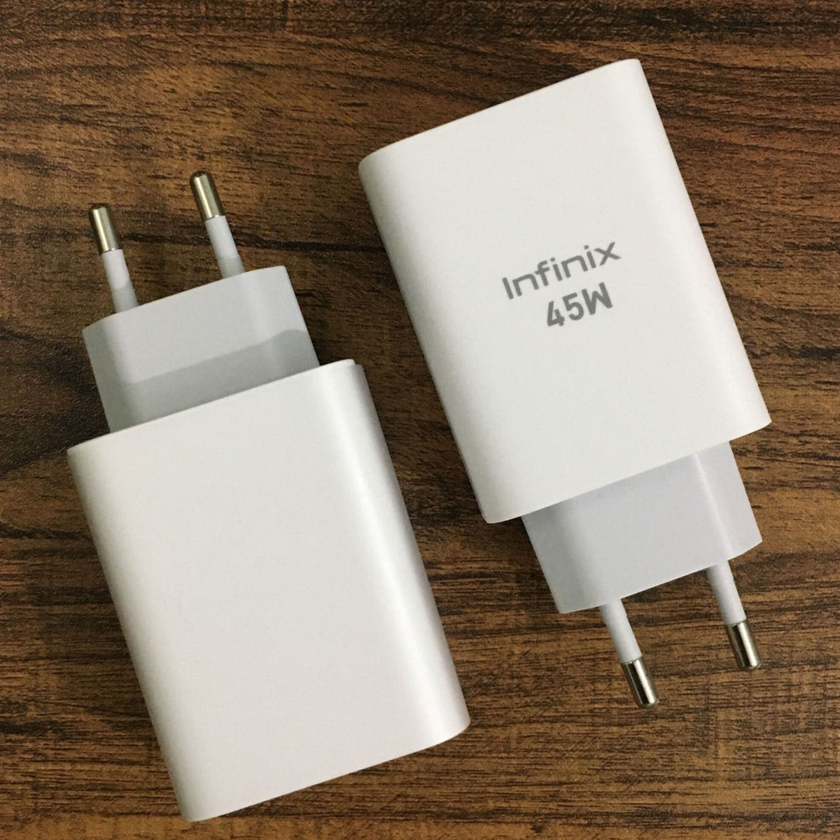 Original Infinix 45W Super Fast Charger Adapter with Cable (White – EU Plug)