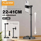 Plokama DT 100 Phone Tablet Tabletop Stand Holder Adjustable 360 Rotating